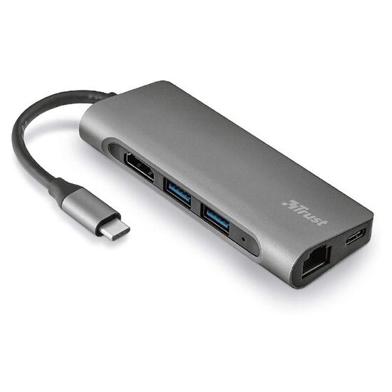 Adaptor multiplu TRUST Dalyx, 7-in-1 USB-C