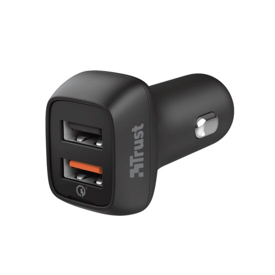 Aвтомобильное зарядное устройство Trust Qmax 30W Ultra-Fast Dual USB