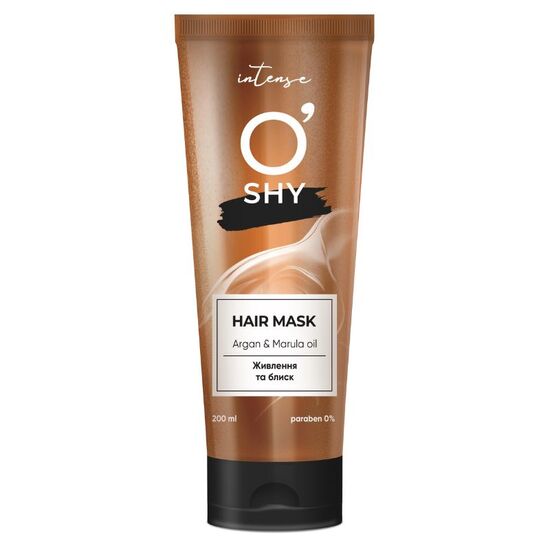 Masca pentru par O'SHY Intense ARGAN & MARULA OIL, 200 ml
