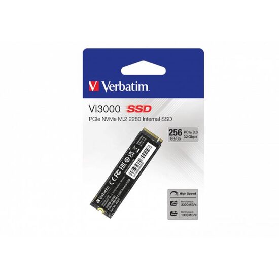 Unitate SSD VERBATIM Vi3000, M.2, NVMe, 256 GB, 2 image