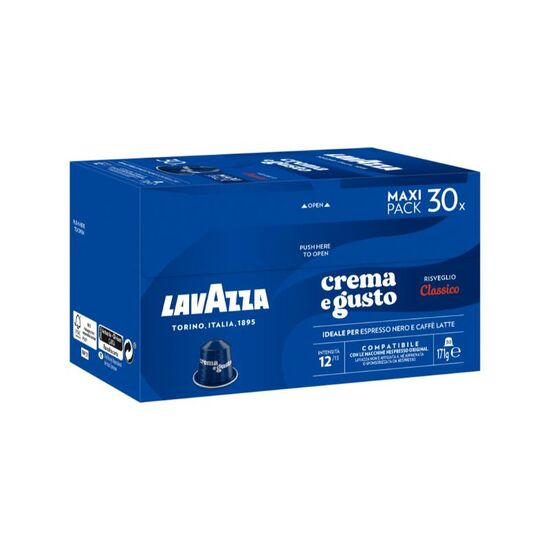 Cafea in capsule LAVAZZA Crema e Gusto Nespresso, 30 capsule