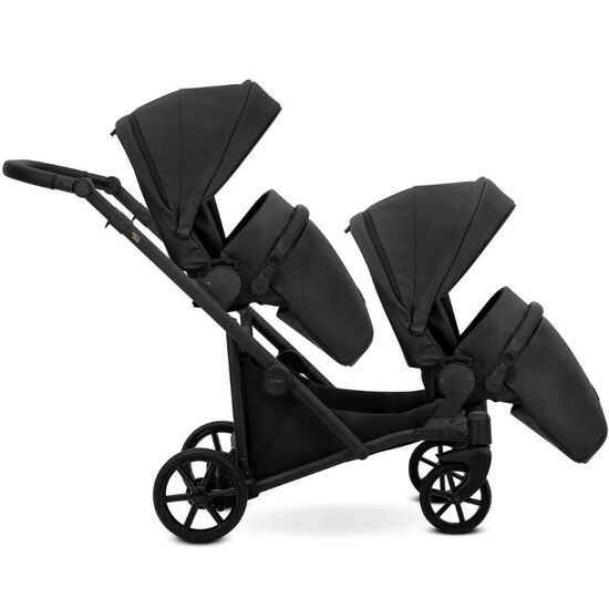 Carucior pentru gemeni KUNERT BRAV DUO Black (BD-01), 2 image