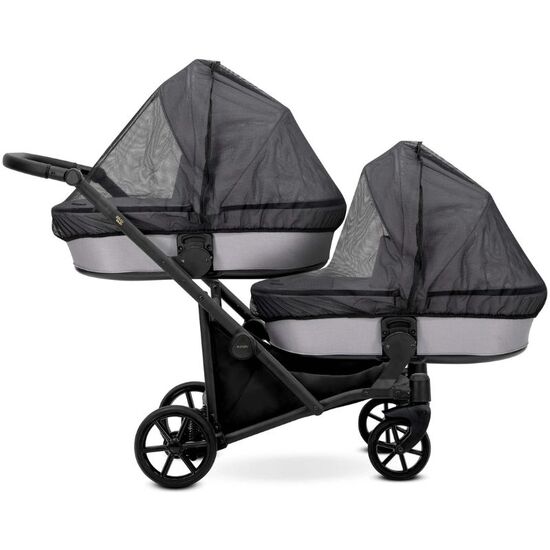 Carucior pentru gemeni KUNERT BRAV DUO Black (BD-01), 8 image