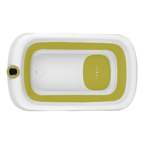 Cadita pliabila cu termometru KIKKABOO Rio Yellow, 3 image