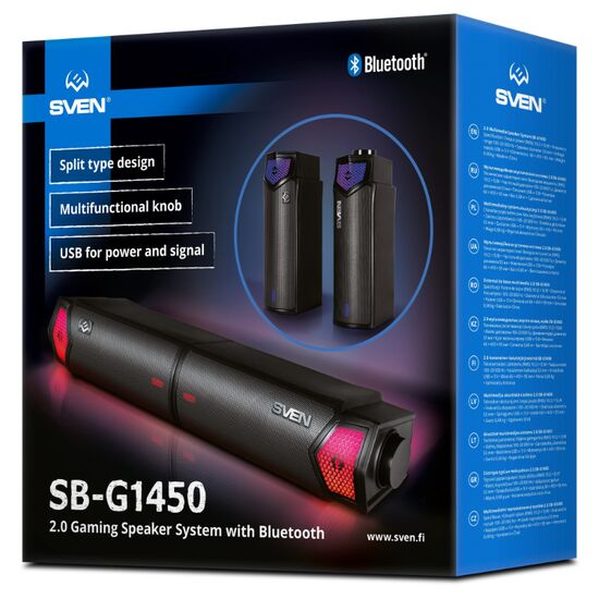 Soundbar gaming compact SVEN SB-G1450, 6 image