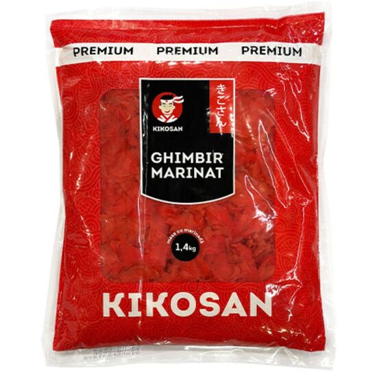 Маринованный имбирь KIKOSAN красный, 1 кг