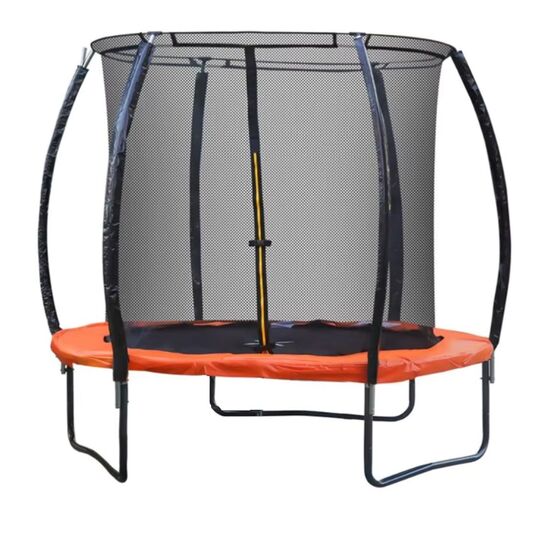 Батут с опорой и защитной сеткой JLLSPORTS RY-6FT, 182 см D, 163 см H, без лестницы, ZJA365221