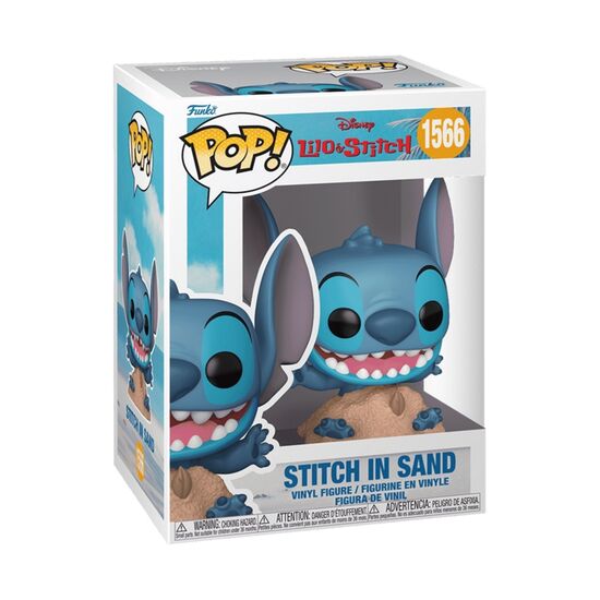 Figurina de colectie Funko POP 86276, Disney – Lilo & Stitch: Stitch pe nisip, #1566