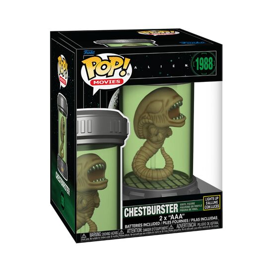 Figurină de colecție cu lumina Funko Pop 90318F, Filme: Alien S2 – Chestbuster, #1988