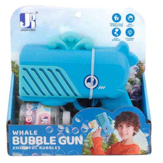 Pistol de baloane de sapun JIADIHONG „Balena albastra”
