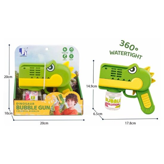 Pistol de baloane de sapun JIADIHONG „Dino verde”, 2 image