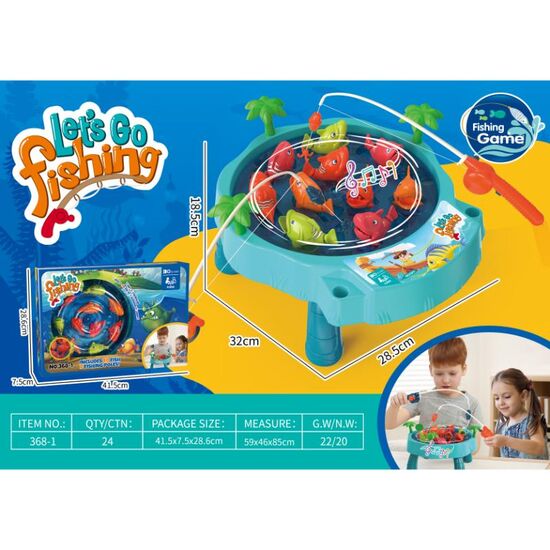 Joc interactiv muzical JIADIHONG „Pescuit”, Masă rotativă, 2 image