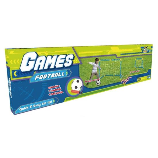 Porți de fotbal pentru copii JLLSPORTS, Cu minge și pompă
