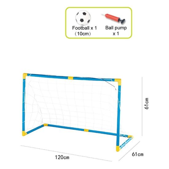 Porți de fotbal pentru copii JLLSPORTS, Cu minge și pompă, 2 image