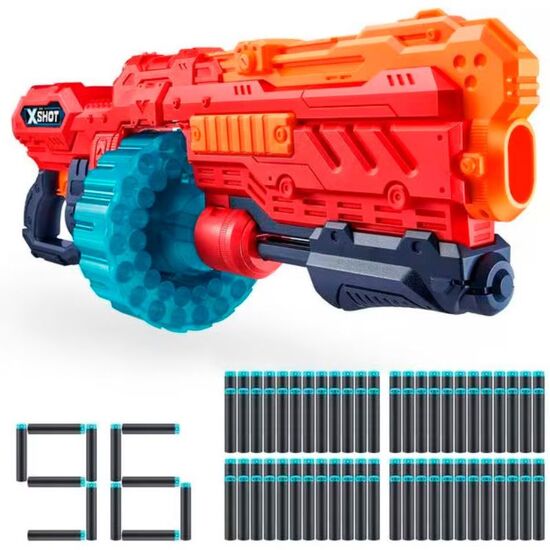 Бластер X-SHOT Excel Turbo Advance с 96 дротиками, изображение 2
