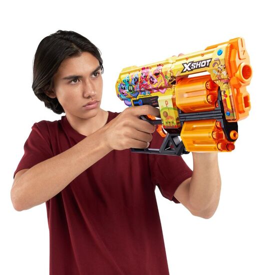 Jucarie pistol X-SHOT Skins Dread Poppy Playtime Playtime S1 cu 12 cartuse, 2 image