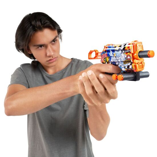 Jucarie pistol X-SHOT Skins Menace Sonic Super Speed S1 cu 8 cartuse, 2 image