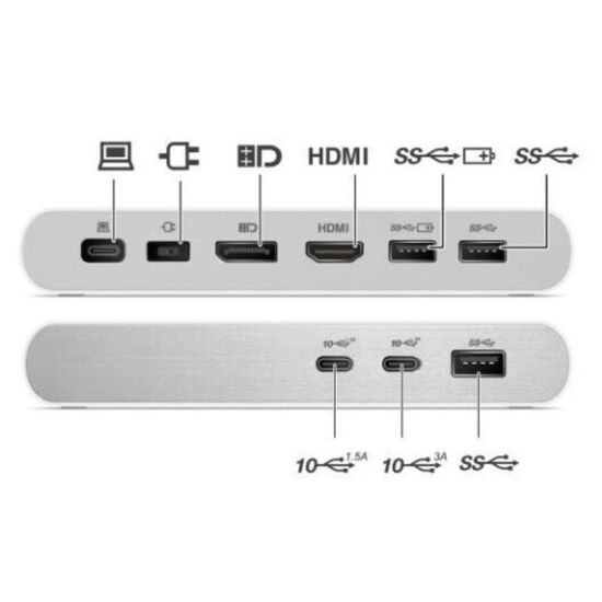 Statie de andocare LENOVO 500 USB-C Universal Dock, 3 image