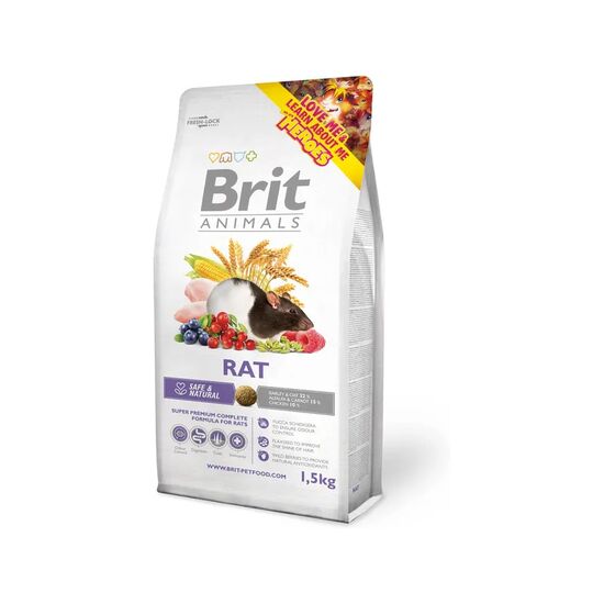 Hrană completă pentru șobolani BRIT Animals, 1.5kg