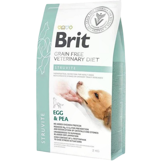 Сухой корм BRIT GF VD Struvite для собак, с яйцами и горохом, 2 кг