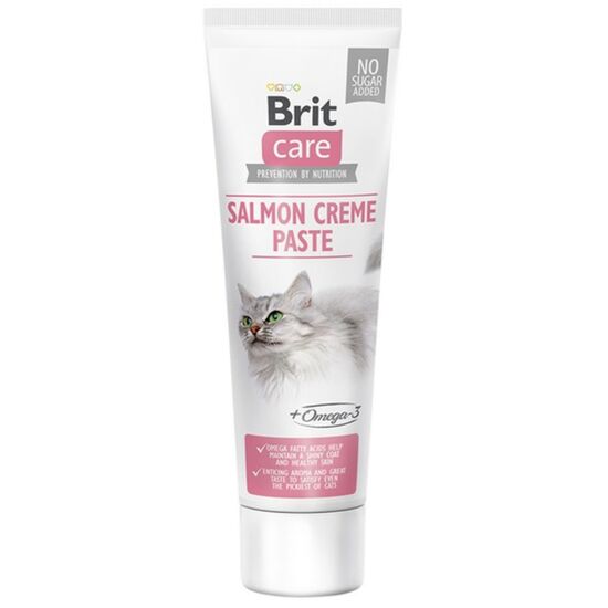 Pastă funcțională pentru pisici BRIT, cu crema de somon, 100 g