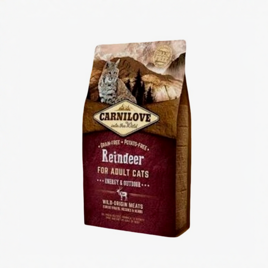 Hrana uscata CARNILOVE Energy Outdoor pentru pisici, cu carne de vânat, 6 kg