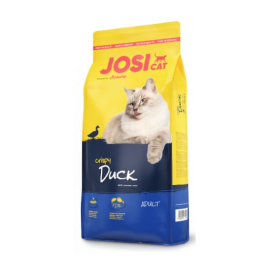 Hrana uscata pentru pisici JOSI Crispy Duck, cu rata, 18 kg