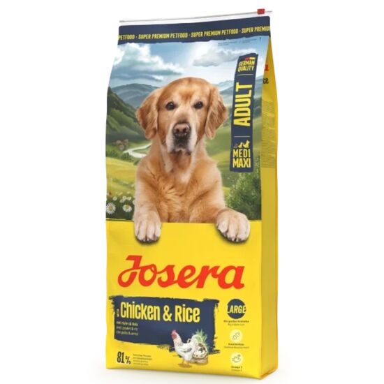 Сухой корм для собак крупных пород JOSERA Maxi, с курицей и рисом, 12.5 кг