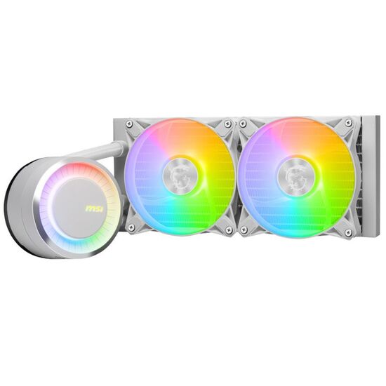 Sisteme de racire lichid MSI MAG CORELIQUID E240 WHITE, 2 image