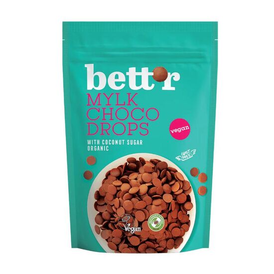 Шоколадные капли BETT'R, Молочные, 200 гр