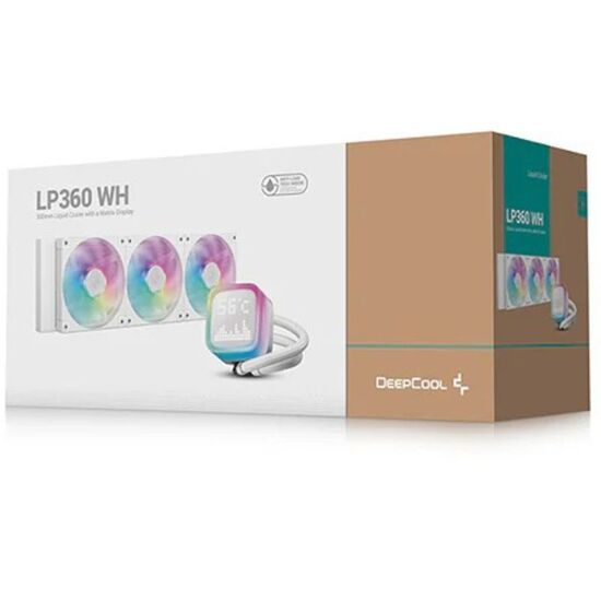 Sistem de racire lichida DEEPCOOL LP360 WH Liquid Cooler 360mm ARGB, 6 image