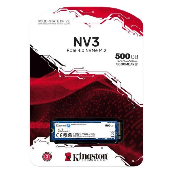 SSD KINGSTON NV3 M.2 NVMe SSD 500GB PCIe 4.0