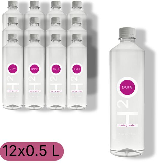 Set Apă potabilă PURE H2O, Plata, 0.5 l, 12 buc