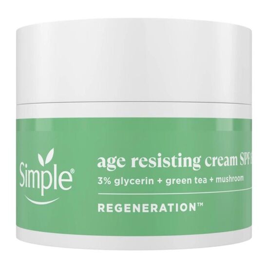 Crema SIMPLE Regeneration, De zi, Impotriva semnelor de imbatranire, Cu SPF 15, 50 ml