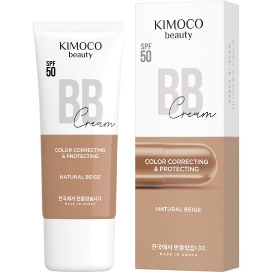 BB-crema de fata KIMOCO, SPF 50, Bej natural, 40 ml