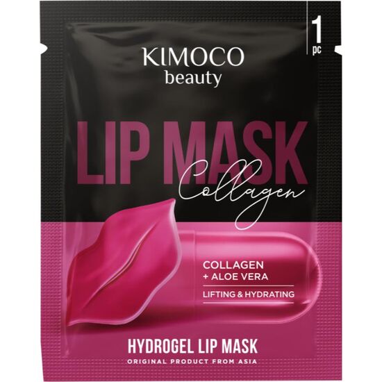 Masca hidrogel pentru buze KIMOCO Collagen&Aloe, 5 buc, 2 image