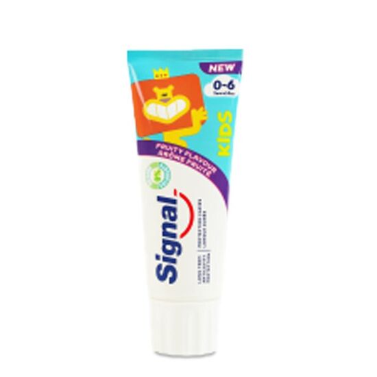 Pasta de dinti SIGNAL KIDS, Cu aroma de fructe, 0-6 ani, 75 ml