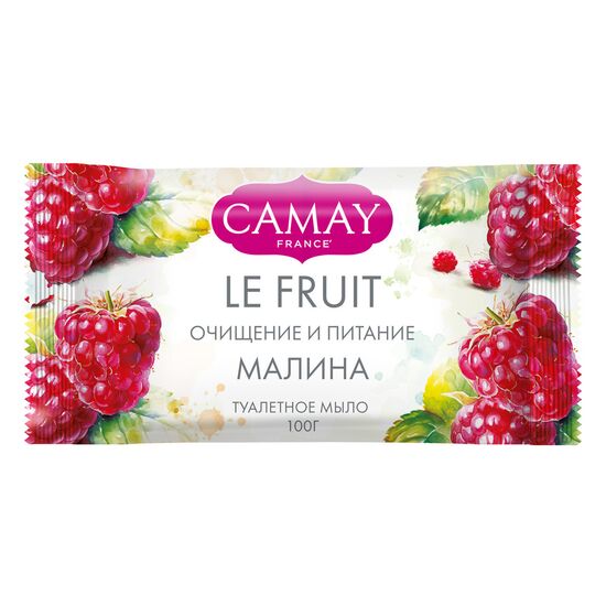 Sapun de toaleta CAMAY Le Fruit, Zmeura, 100 g
