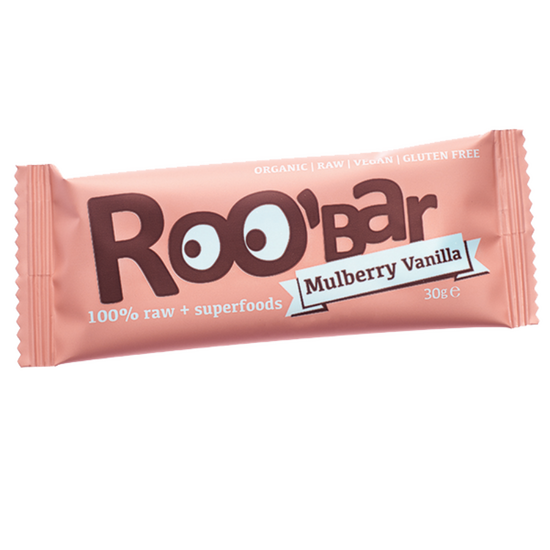 Батончик ROOBAR, С шелковицей и ванилью, 30 гр