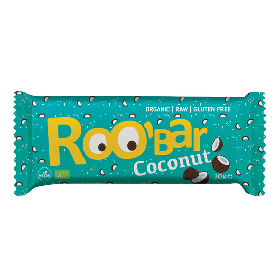 Батончик ROOBAR, С чиа и кокосом, 30 гр
