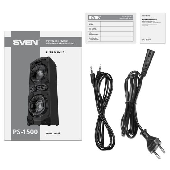 Boxa portabila SVEN PS-1500 Portable Speaker 500W, 10 image