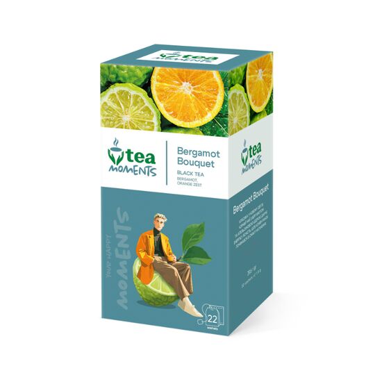 Чай Tea Moments Bergamot Bouquet, 22 пакетиков