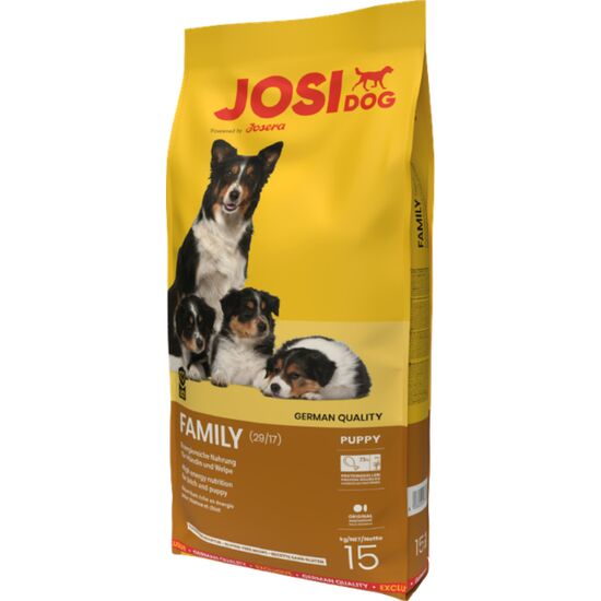 Hrana uscata pentru caini JOSI Family, cu pui, 15 kg