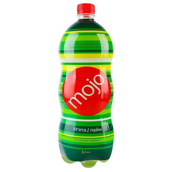 Băutură MOJO Mint & Lime, Carbogazoasă, 1 l
