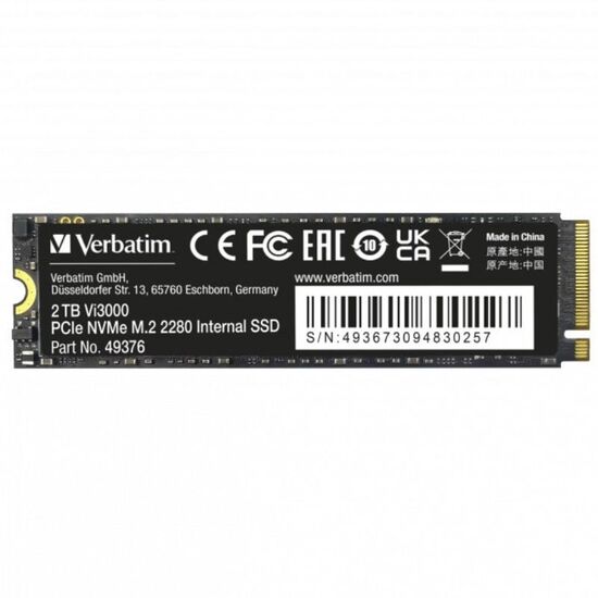 SSD VERBATIM VI3000 2TB NVMe PCIe3 3100 2200