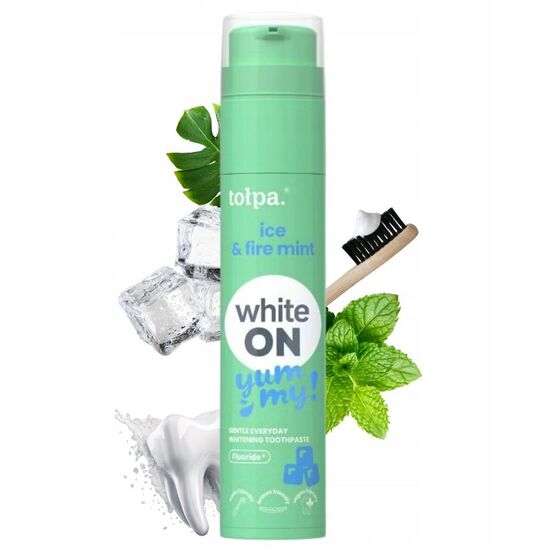 Pasta de dinti TOLPA ON WHITE, Ice & Fire Mint, 60 g