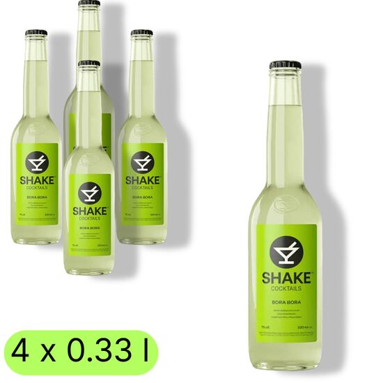 Набор коктейлей SHAKE "Bora Bora", 330 мл, 4 шт