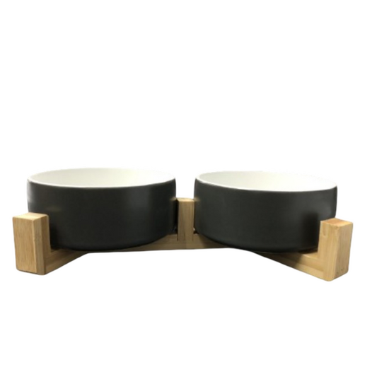 Bol ceramic dublu, 13 cm, 300 ml