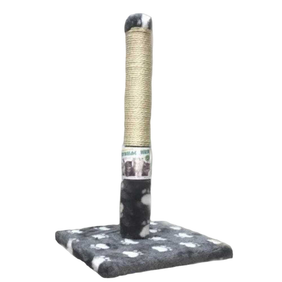 Suport pentru ascuțit ghearele pentru pisici cu lăbuțe, gri, 50×30 cm