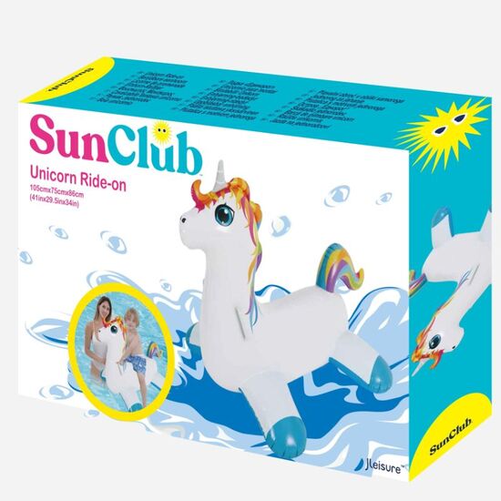 Unicorn AVENLI gonflabil 155x75x86 cm, pana la 45 kg, 3+, 5 image